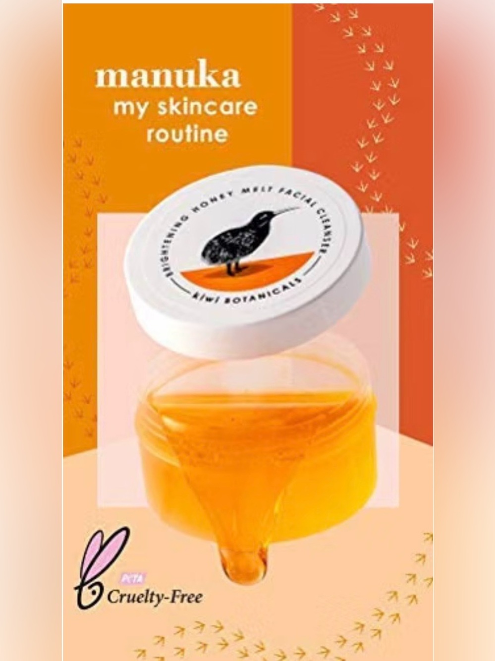Kiwi botanicals  Honey Melt Facial Cleanser with Manila honey NIB